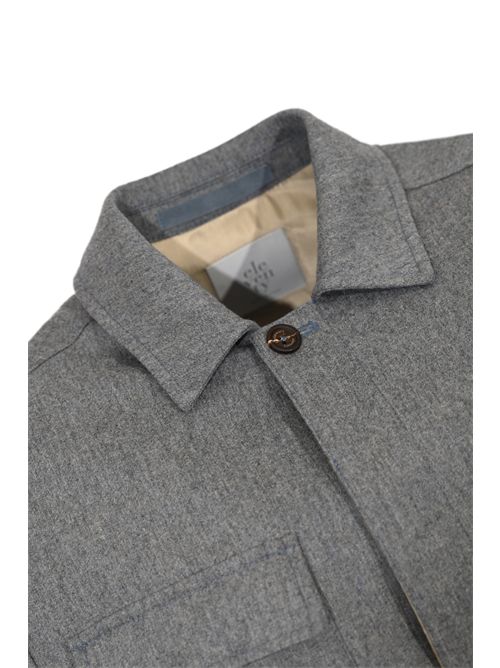 Completo in flanella di lana Grigio Eleventy | L70ABUL01 TES0H02708